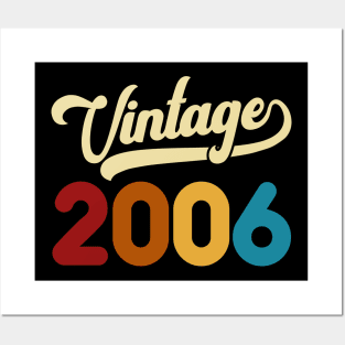 2006 Vintage Gift 14th Birthday Retro Style Posters and Art